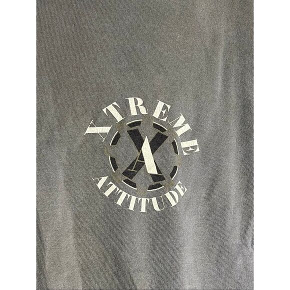 Vintage 90s XTreme Attitude Single Stitch Skater Tee - Picture 3 of 7